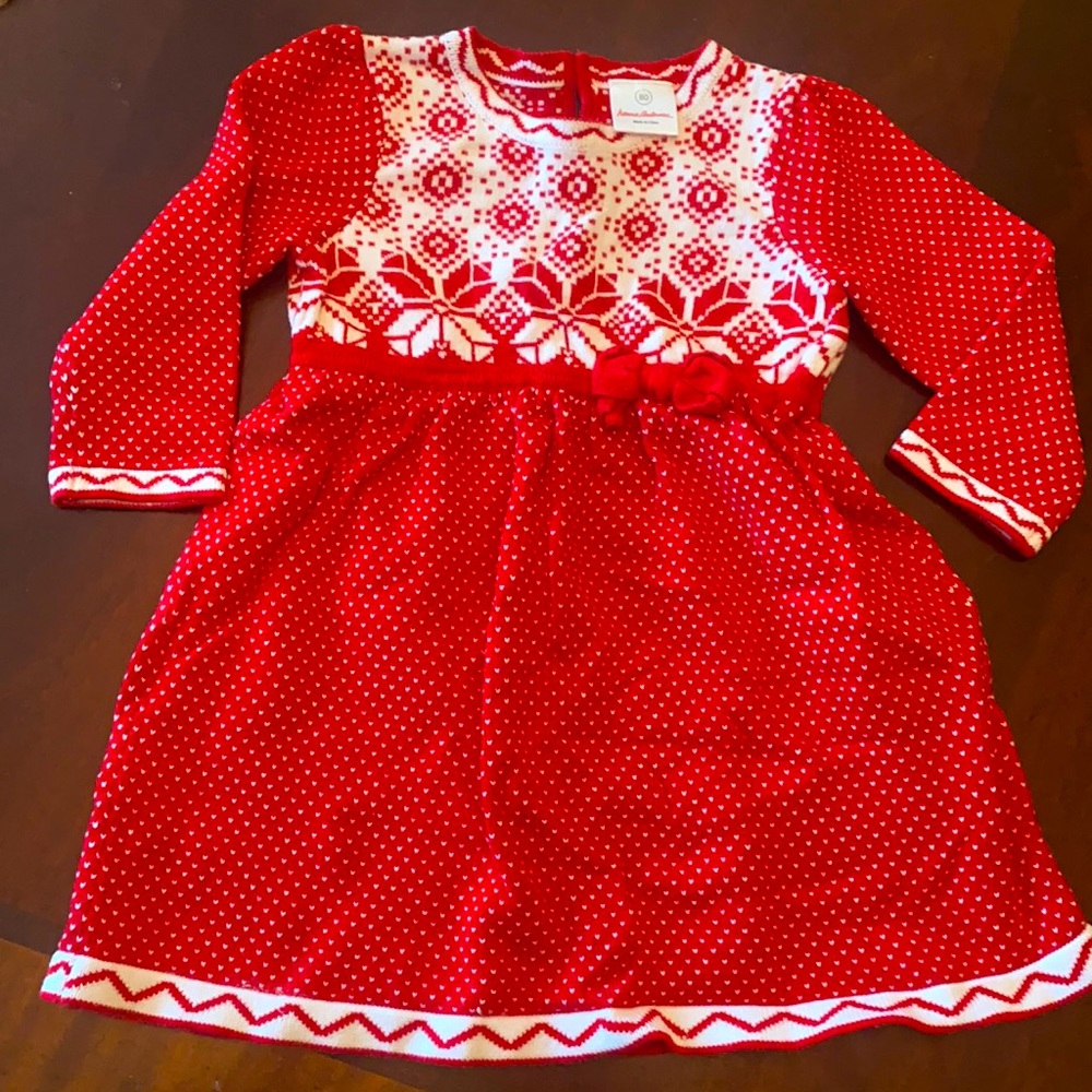 Hanna Andersson Winter Sweater Dress